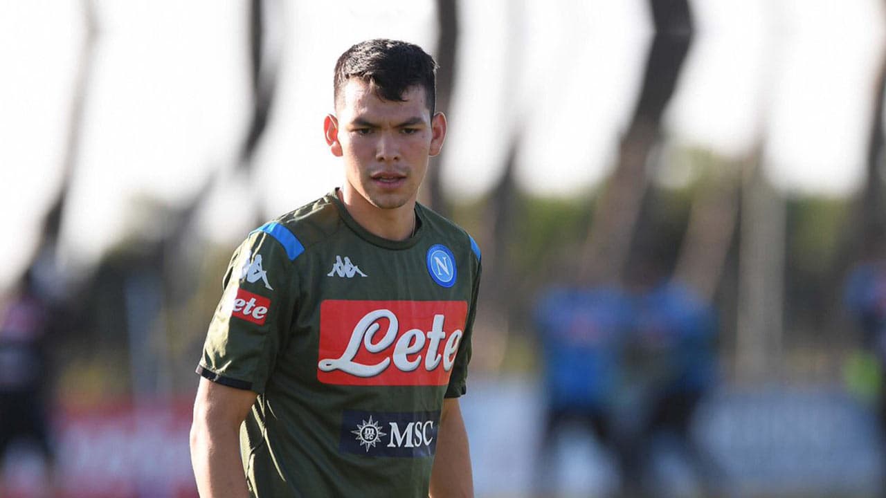 Napoli retrasa regreso de Hirving Lozano a entrenamientos