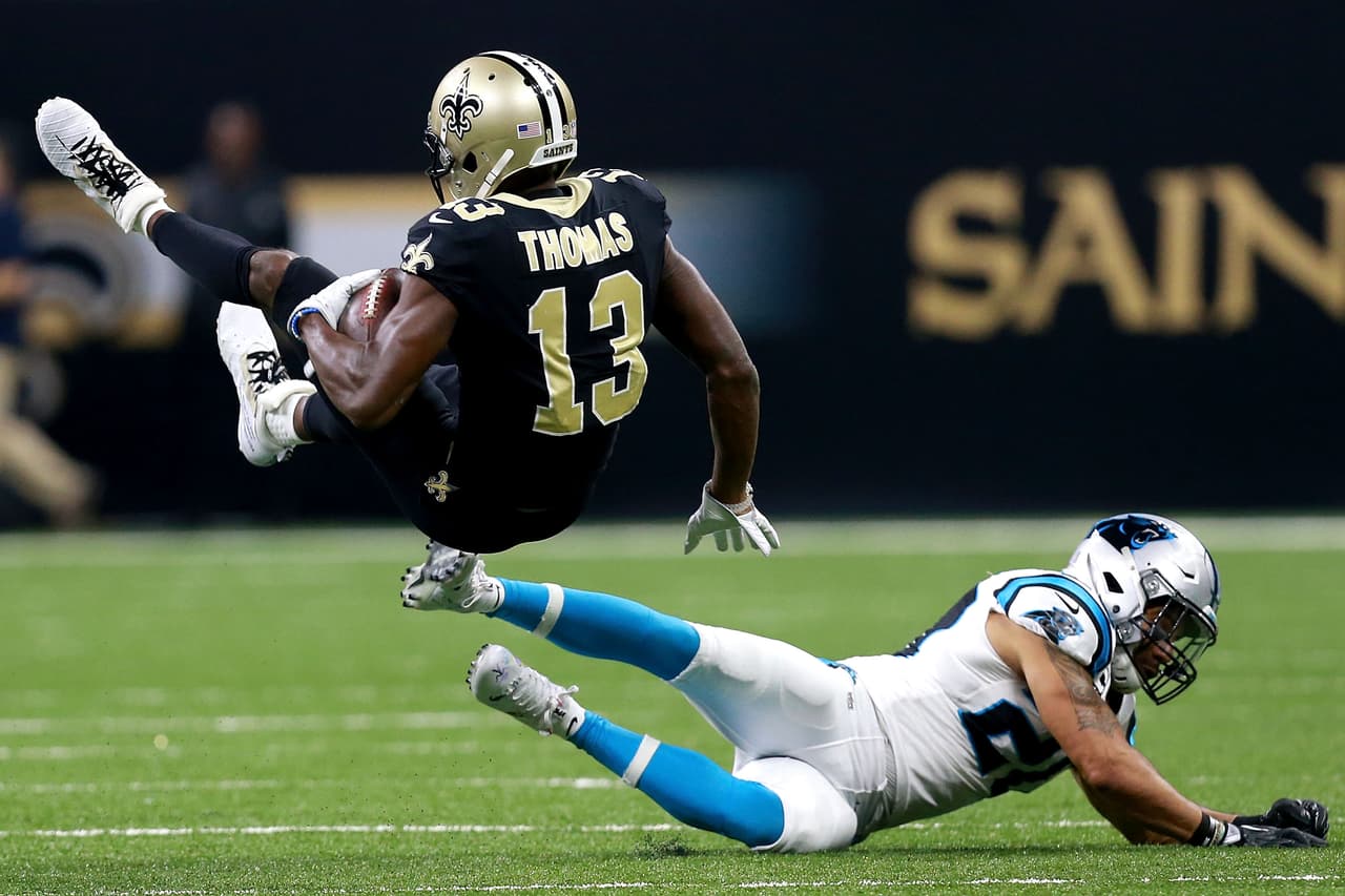 Por los Saints, Michael Thomas tuvo 5 recepciones para 70 yardas incluyendo la única anotación aérea de su equipo.