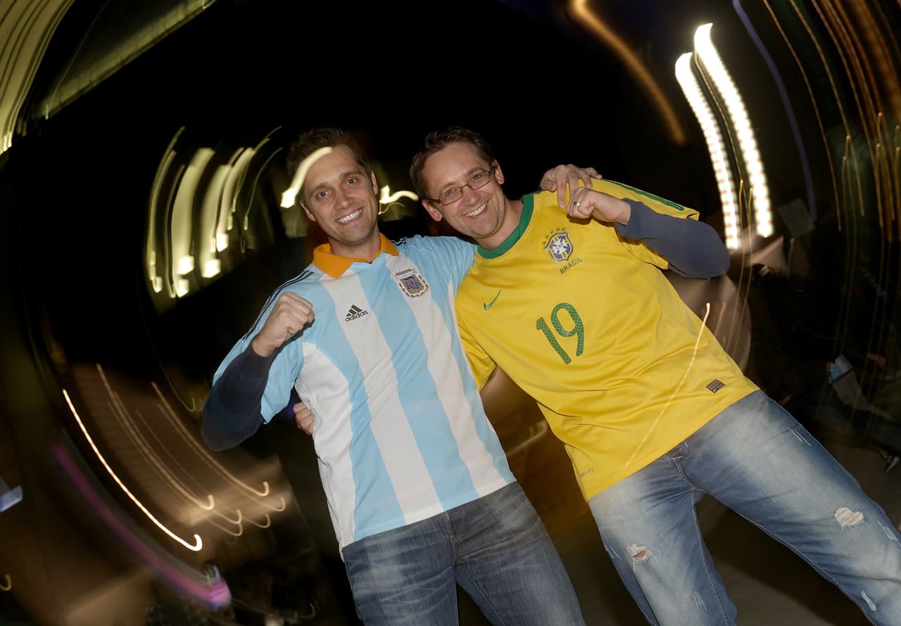 Eso sí, buen ambiente y nada de violencia entre la mayoría de los asistentes.