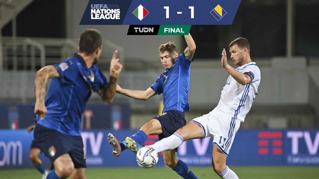 Bosnia frena racha de triunfos de Italia con empate