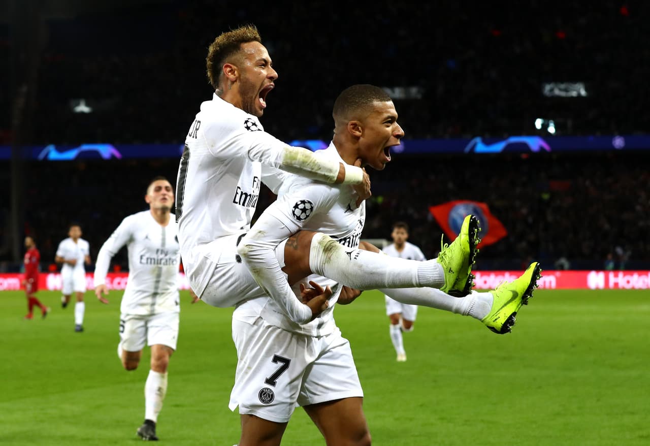 Neymar y Mbappé