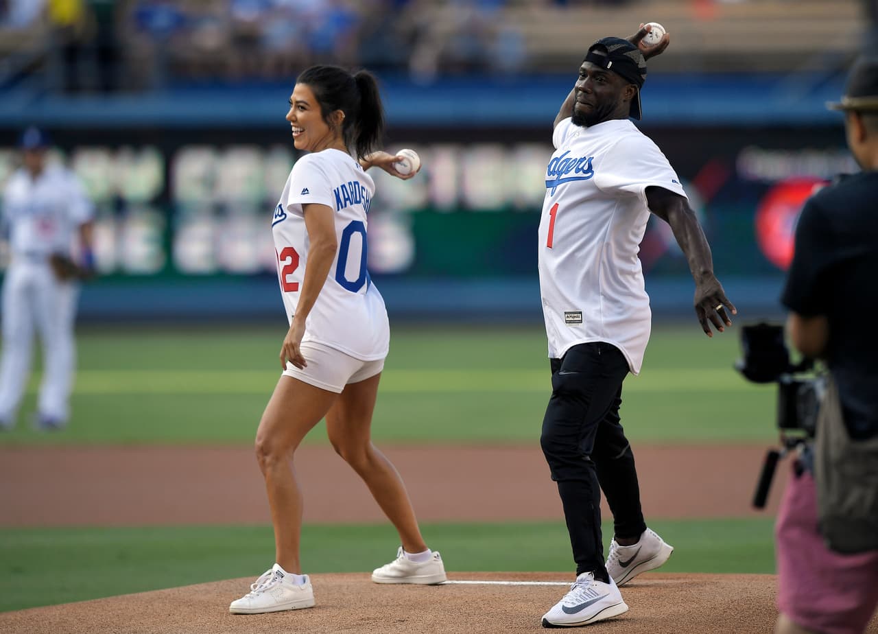 Kourtney Kardashian y Kevin Hart.