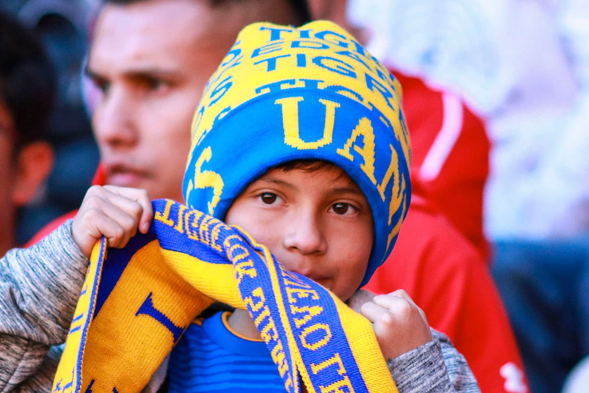 Tigres también tiene fanáticos de todas las edades.