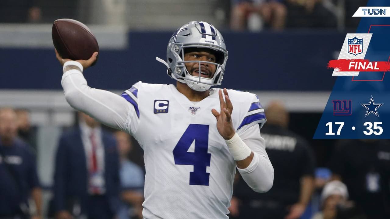 Cowboys debuta con triunfo en temporada 100 de la NFL