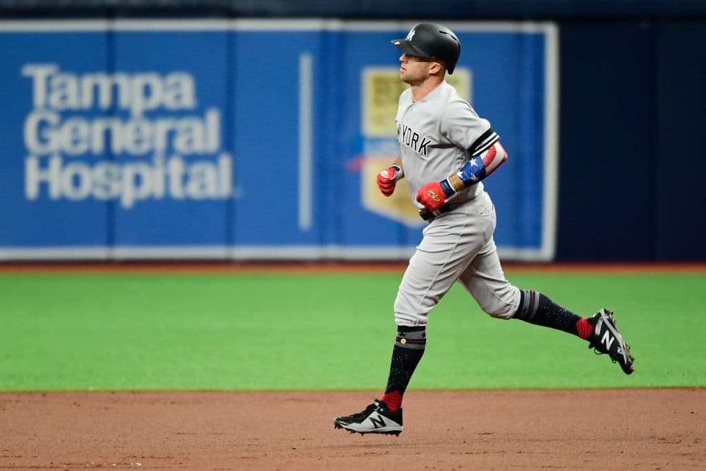 En la segunda entrada, Brett Gardner conectó un cuadrangular sin gente en base para producir de esta manera la única carrera de los New York Yankees.