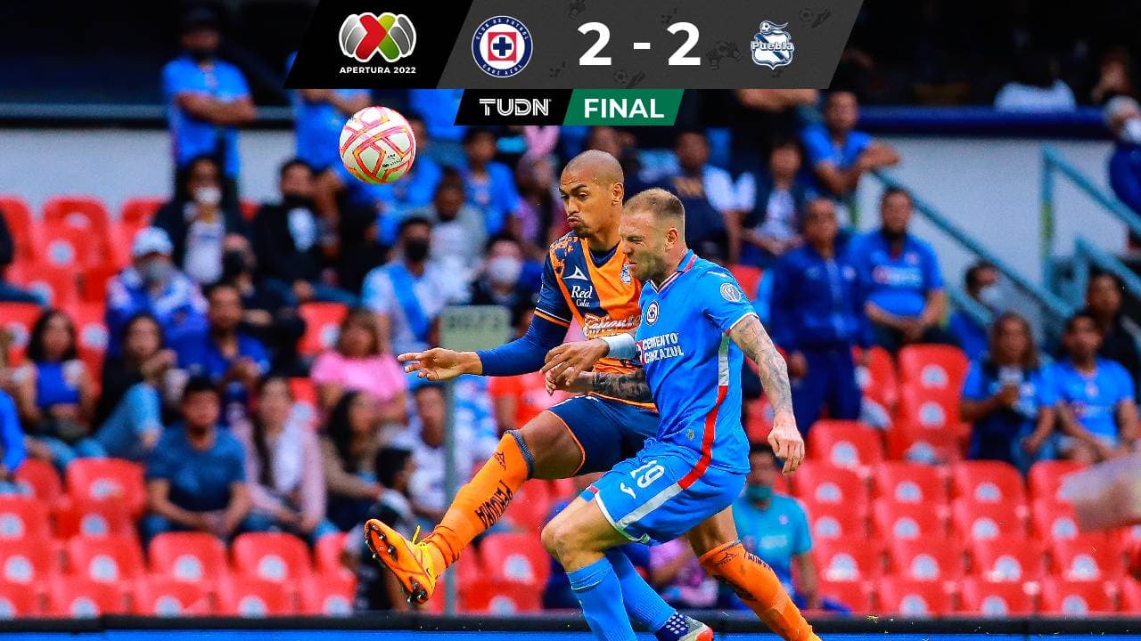 Partidazo en el Azteca donde Cruz Azul y el Puebla reparten puntos