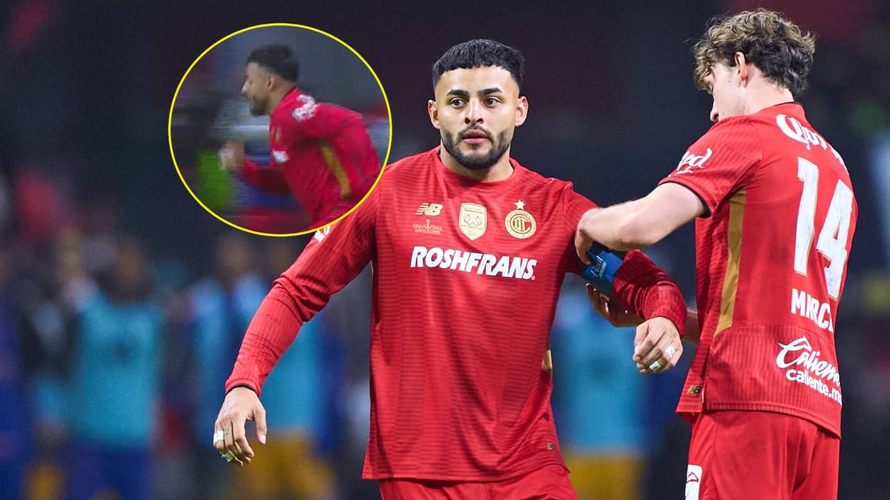 Final Toluca vs. Tigres: así reciben a Alexis Vega tras entrar de cambio por Jesús Angulo