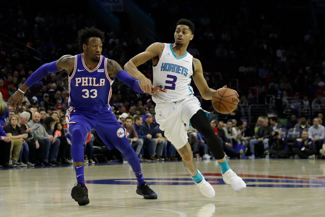 Los Charlotte Hornets y Philadelphia 76ers jugaron en el Wells Fargo Center, partido que acabó con triunfo para los locales por 108-94.