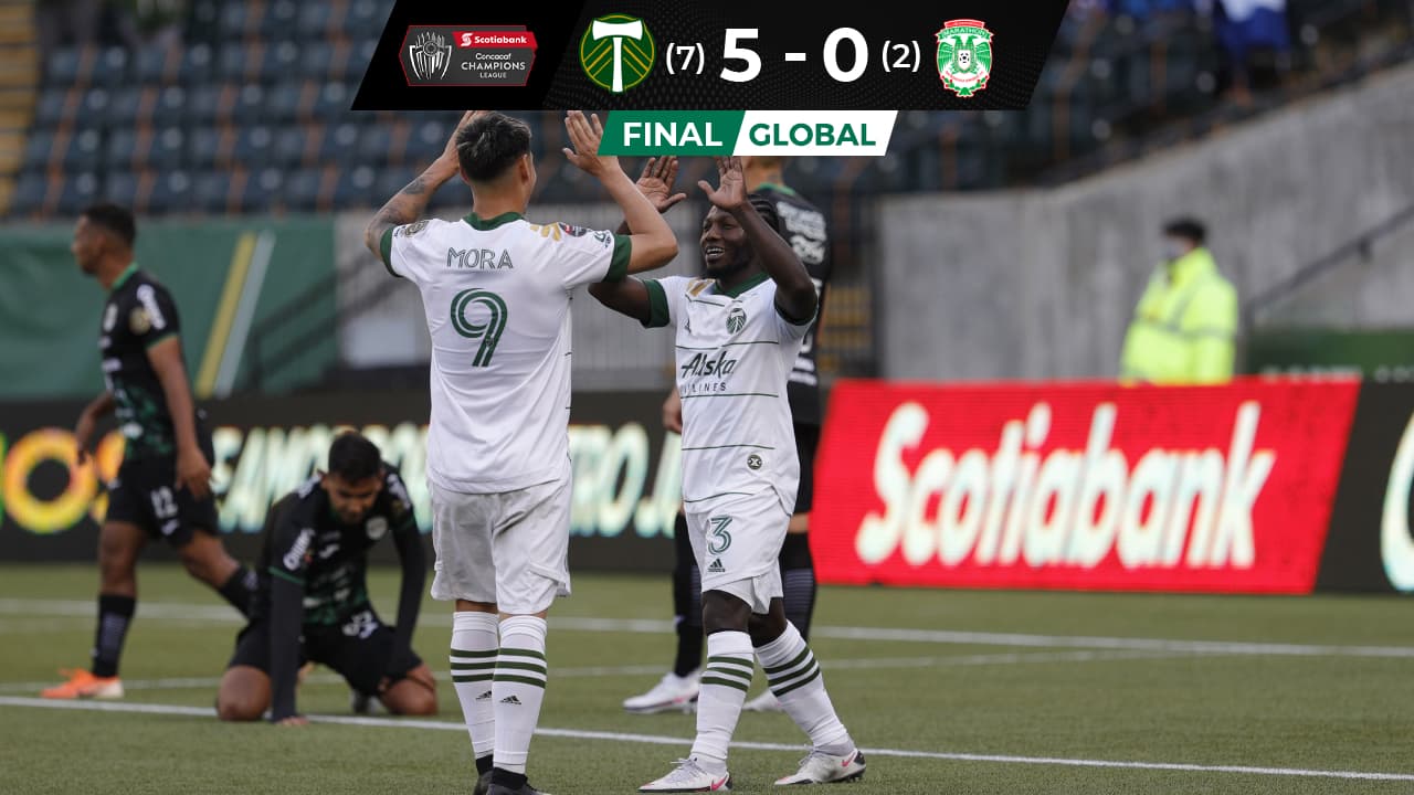 Yimmi Chara se lució con un hat-trick en la goleada de Portland a Marathón