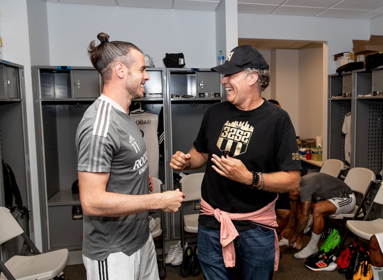 Este último fin de semana estuvo en el PayPark Stadium, en la previa del partido visitante de LAFC ante San Jose Earthquakes, en el que saludó a Gareth Bale.