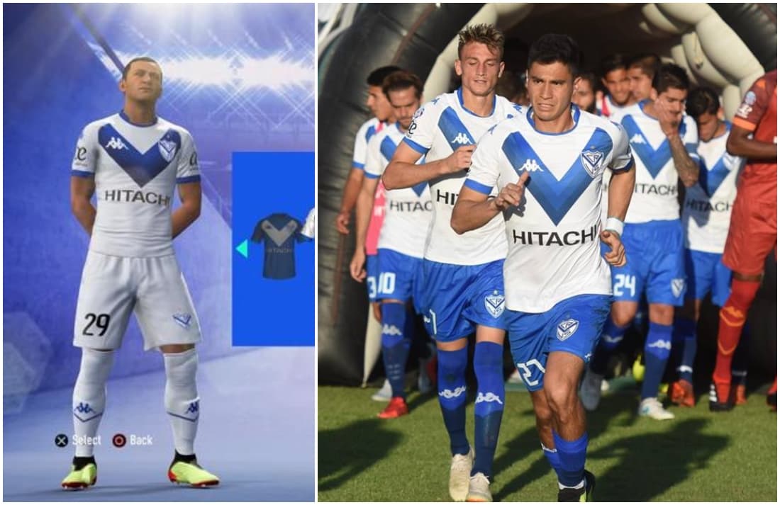 6. Vélez Sarsfield (Argentina) - Uniforme Local