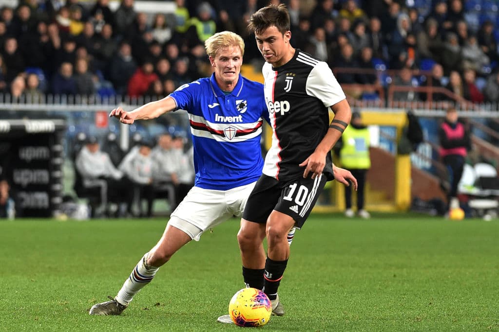 Con goles de Paulo Dybala y Cristiano Ronaldo, la Juventus se impone 1-2 en su visita a la Sampdoria.