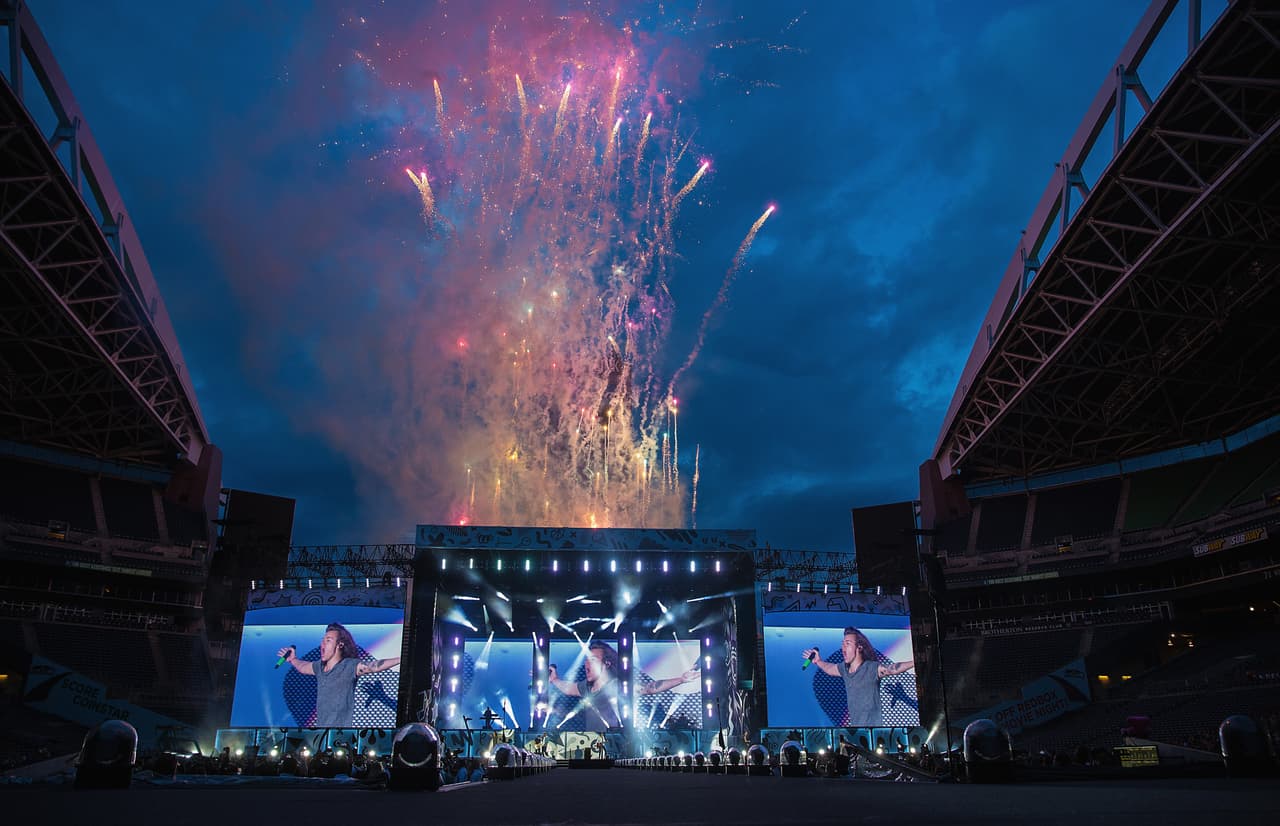 Los conciertos de música presentes en el CenturyLink Field. Artistas como U2, Metallica, Taylor Swift, The Rolling Stones, One Direction y muchos más se han presentado en el recinto.