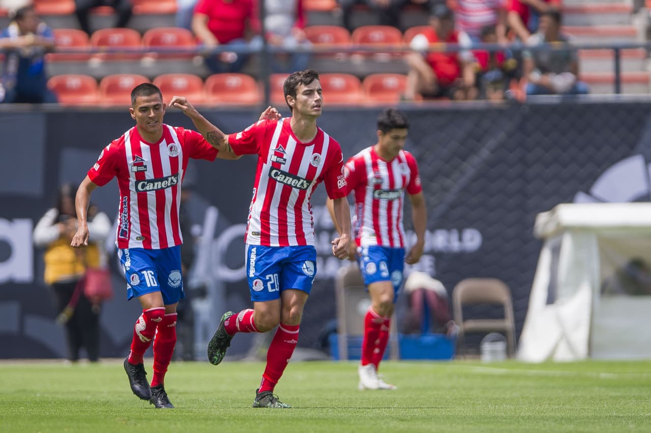 Atlético de San Luis se fue arriba 1-0 con gol de Nicolás Ibañez.