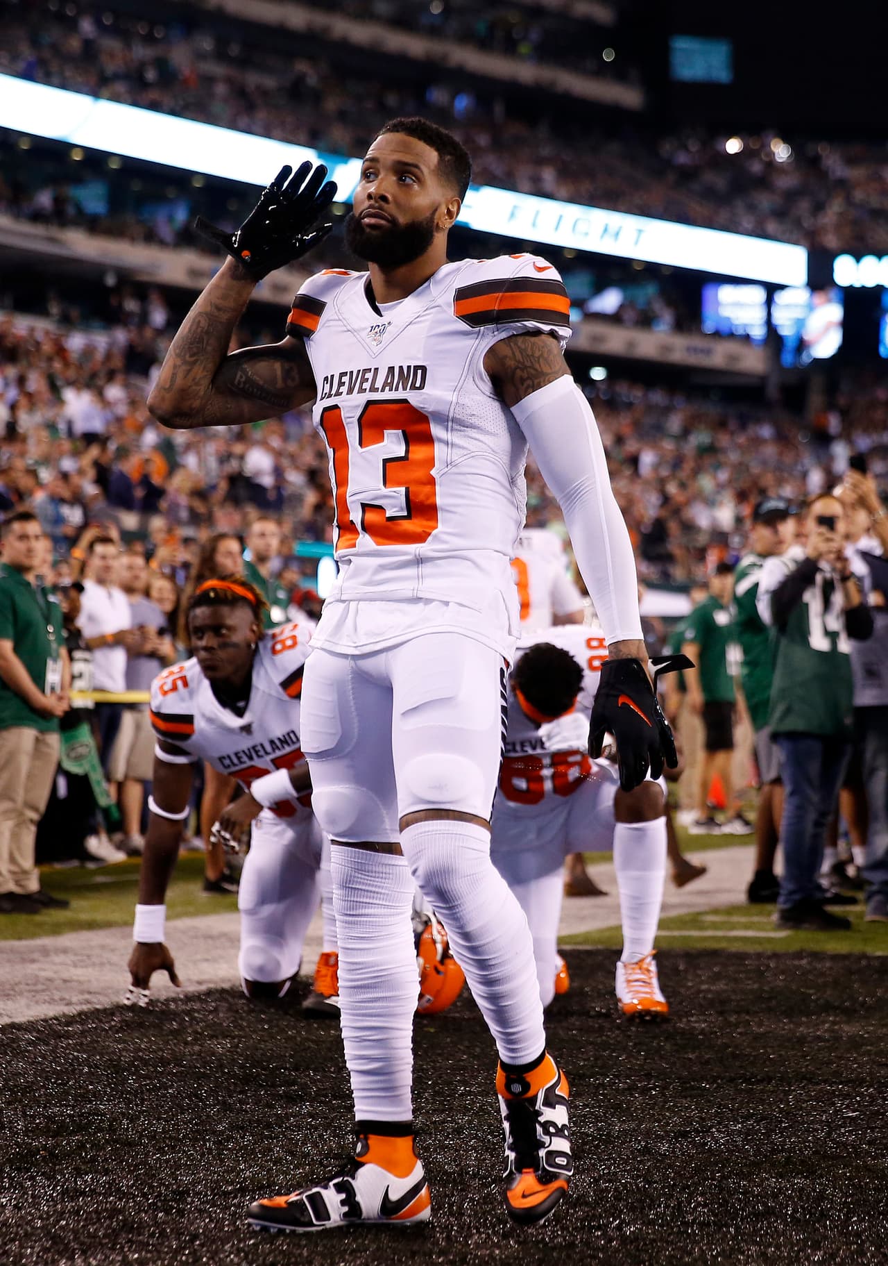 El jugador de Cleveland se mostraba muy motivado para el partido.