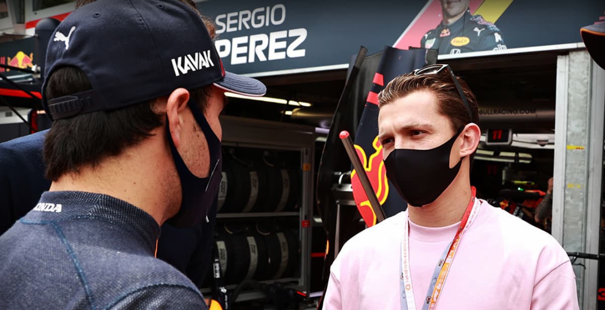 Spiderman ‘le cayó’ a Checo Pérez en Mónaco