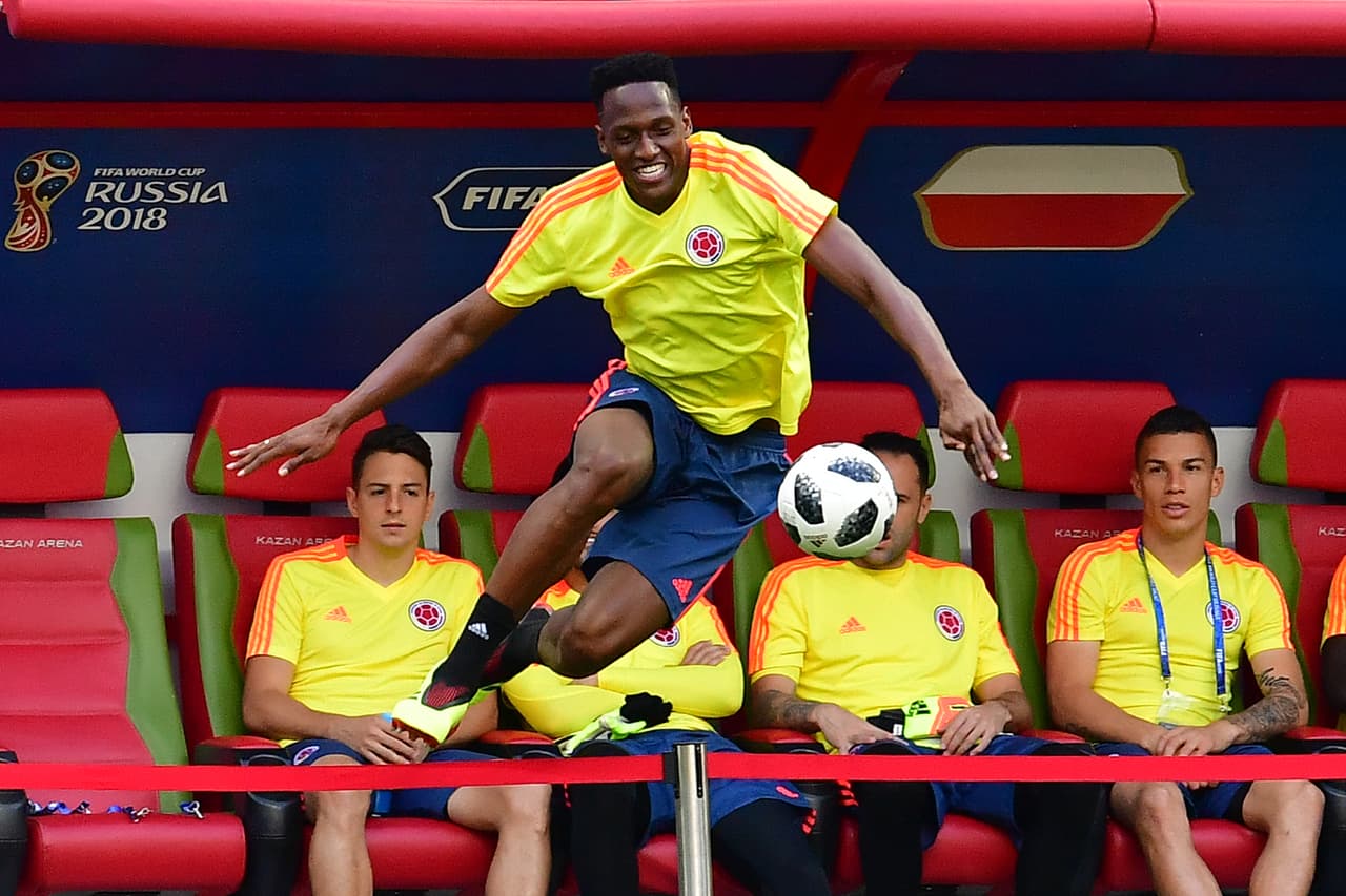 El defensor central de 23 años del Barcelona, Yerry Mina, espera tener la oportunidad de ser uno de los titulares para este domingo.