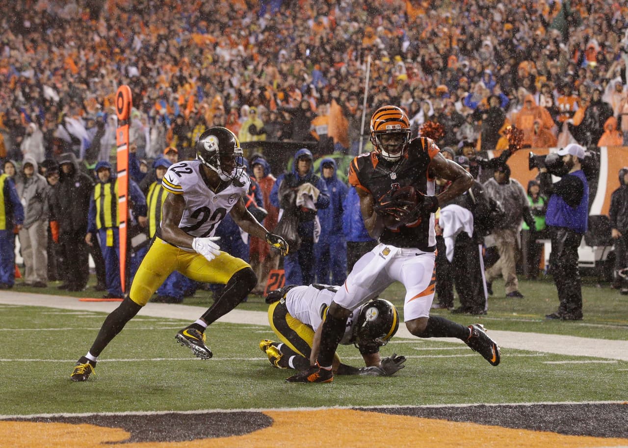 A.J. Green fue el receptor que más extraña al quarterback Andy Dalton. El super estrella de los Bengals solo tuvo 5 recepciones para 71 yardas con un touchdown.