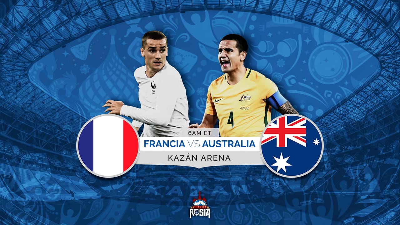 Francia y Australia abren hostilidades en el Grupo C.