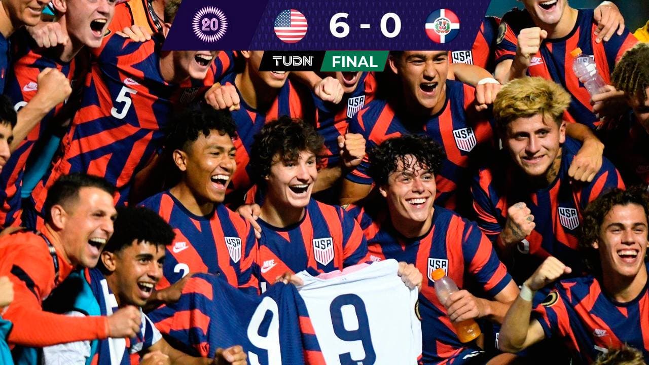 Estados Unidos golea a República Dominicana y es campeón del Premundial de Concacaf