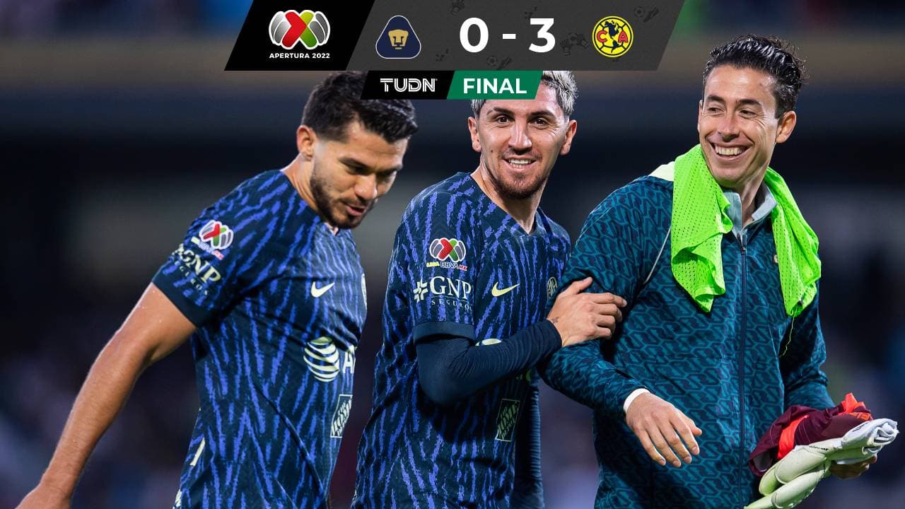 América humilla en CU a Pumas, que recibe 9 goles en la semana
