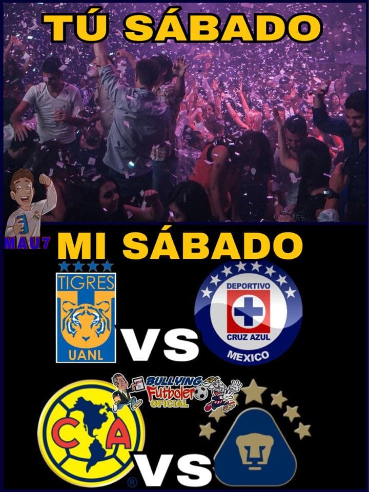 Pumas perdió el clásico ante América y y fueron la burla en las redes sociales, pero las águilas no se salvaron.