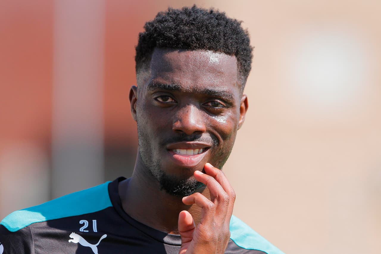 Djaniny cuando jugaba para el cuadro de La Comarca.