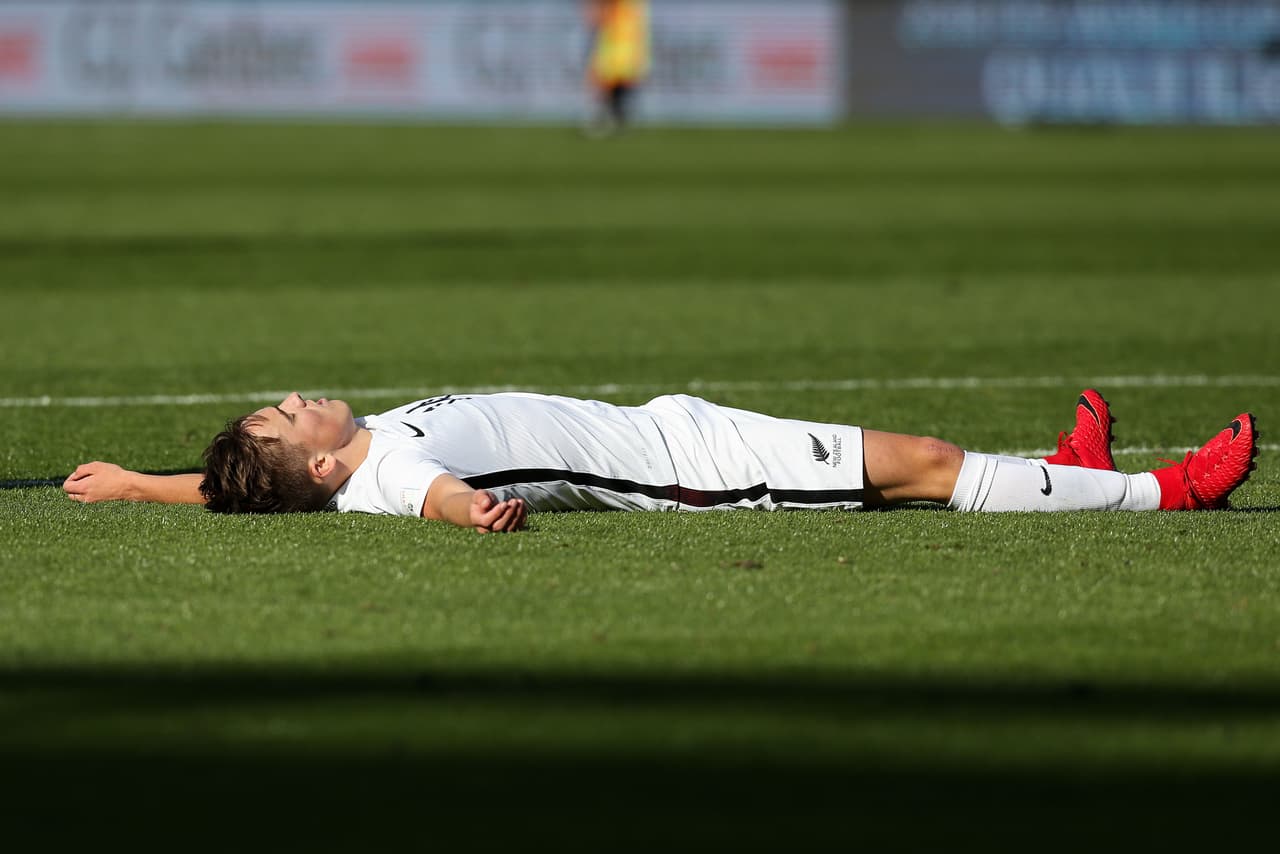Fue un partido de mucha tensión y el cansancio se vio reflejado en los jugadores neozelandeses.