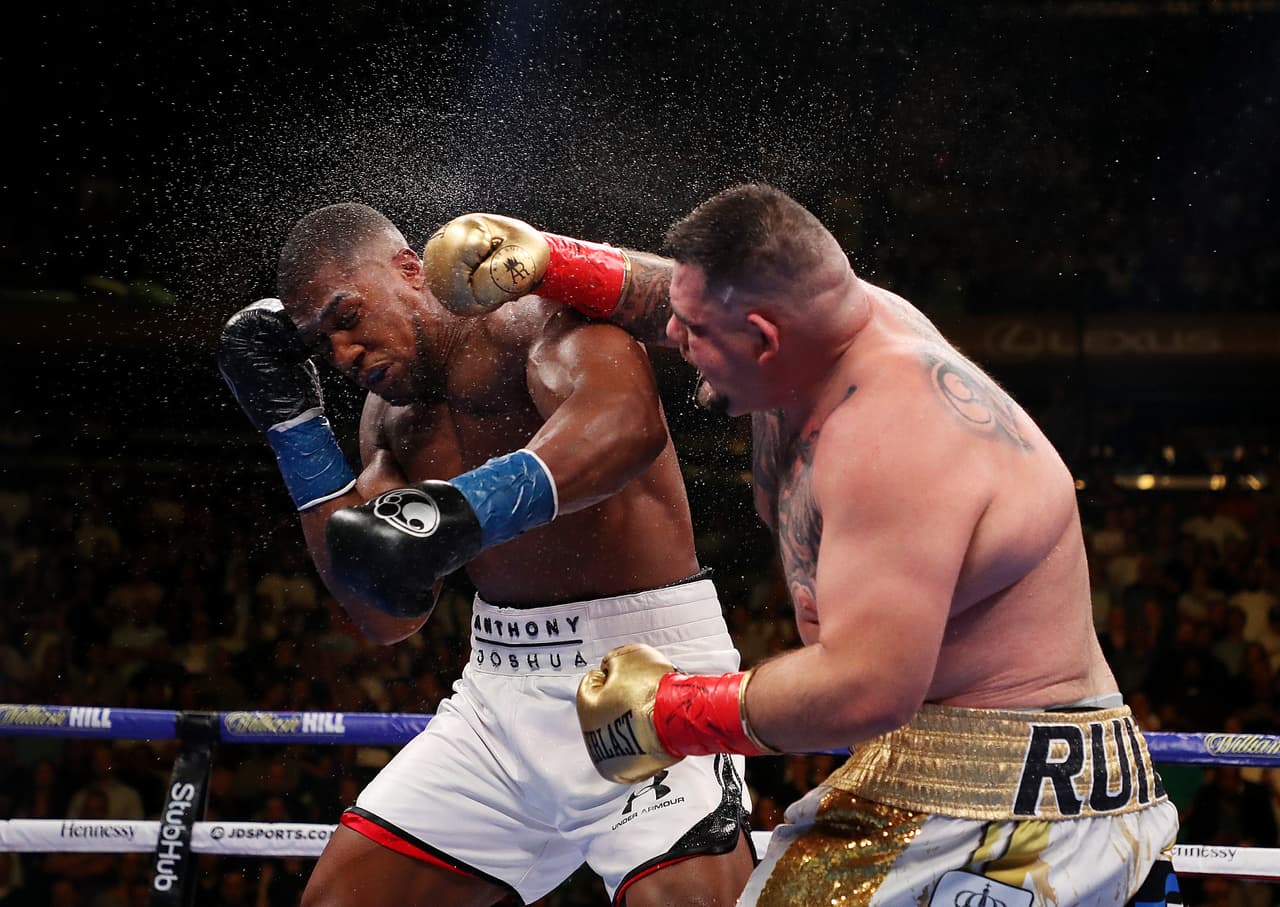 Andy Ruiz y Anthony Joshua.