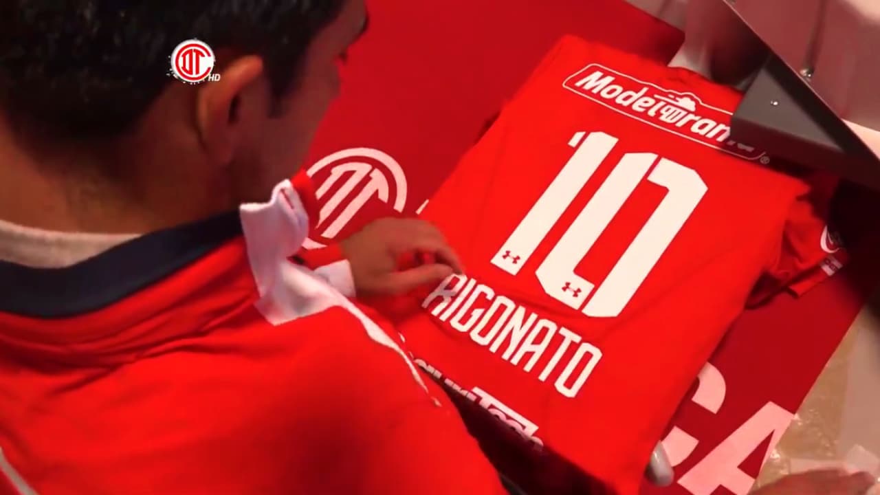 Diego Rigonato es presentado por Sinha como nuevo 10 de Toluca