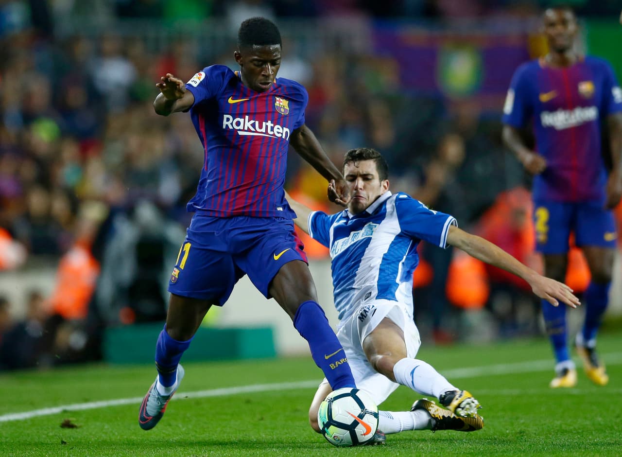 Ousmane Dembélé, que no jugará El Clásico por lesión, ha sumado apenas 51 minutos y una asistencia.