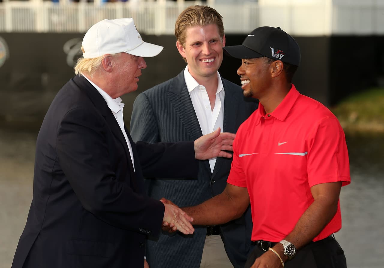 Donald Trump es un fanático del golf y por eso su relación tan cercana con algunos jugadores profesionales, en medio de sus diferencias con el mundo del deporte.