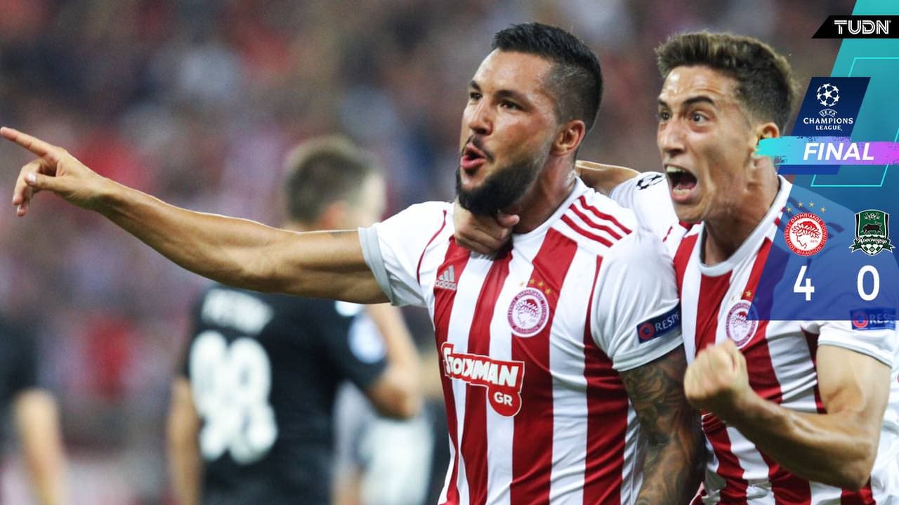 Olympiacos pone un pie en la Fase de Grupos de la Champions