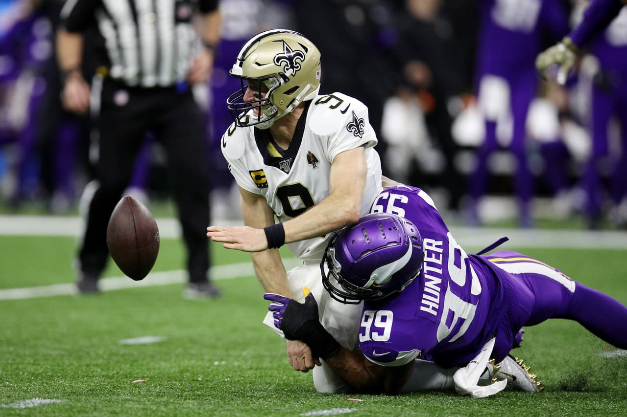 New Orleans Saints
<b>20-26</b> Minnesota Vikings | Minnesota Vikings se enfrentará ante San Francisco 49ers en Ronda Divisional.