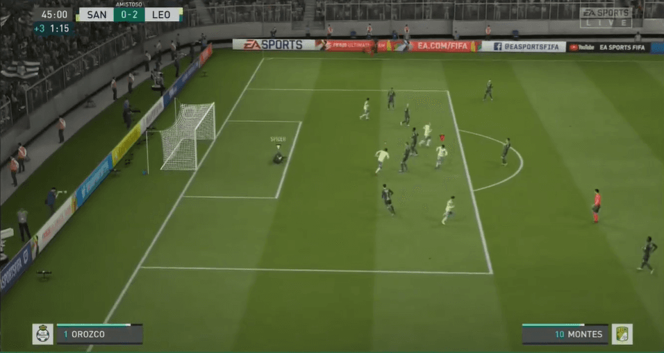 Con doblete de Chapo Montes, gol de Campbell y rematando Iván Rodríguez, el León, a manos de Nico Sosa, se impone como visitante ante Santos controlado por Gerardo Arteaga, con marcador de 4-1.