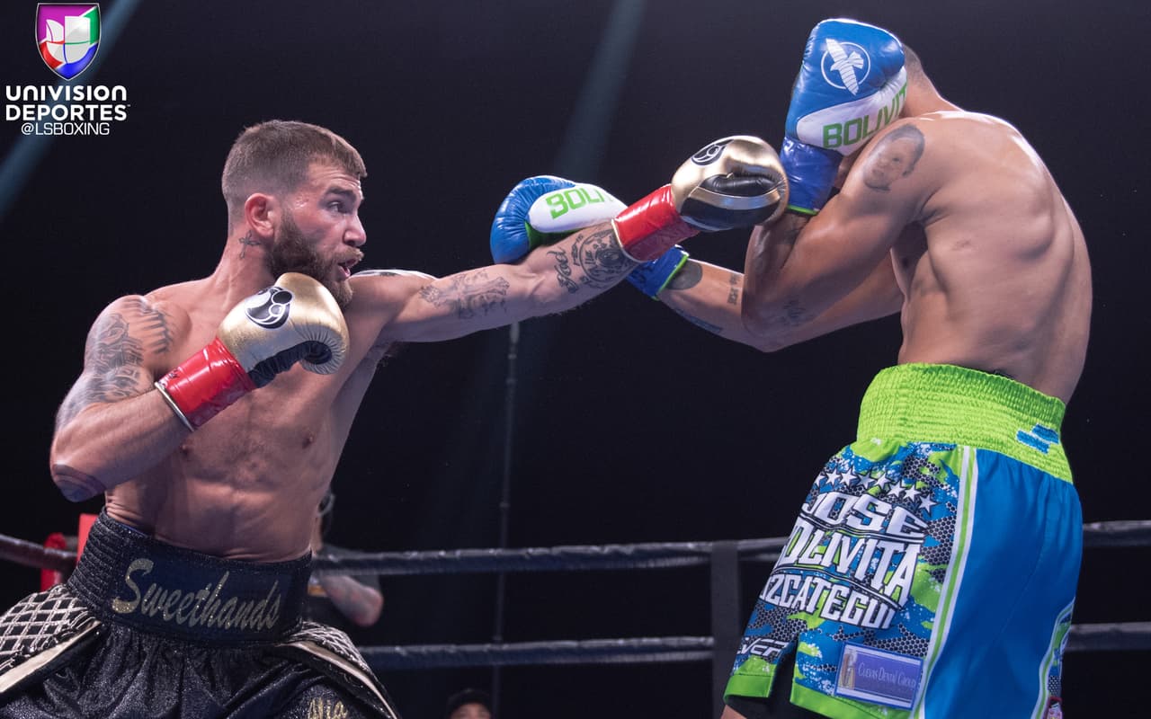 En una pelea emocionante, Caleb Plant logró despojar a José Uzcátegui de su cetro supermedio de la FIB en Los Ángeles tras noquear en dos ocasiones al entonces campeón venezolano.