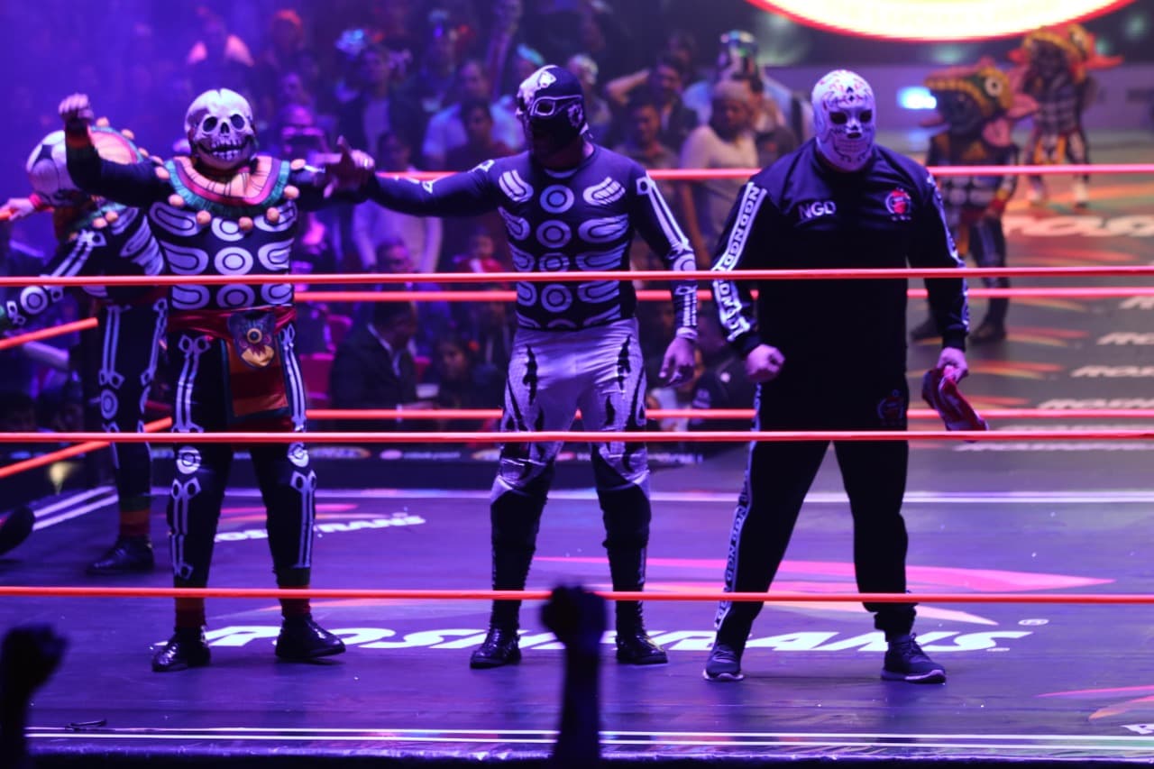 Sansón, tricampeón del inframundo.