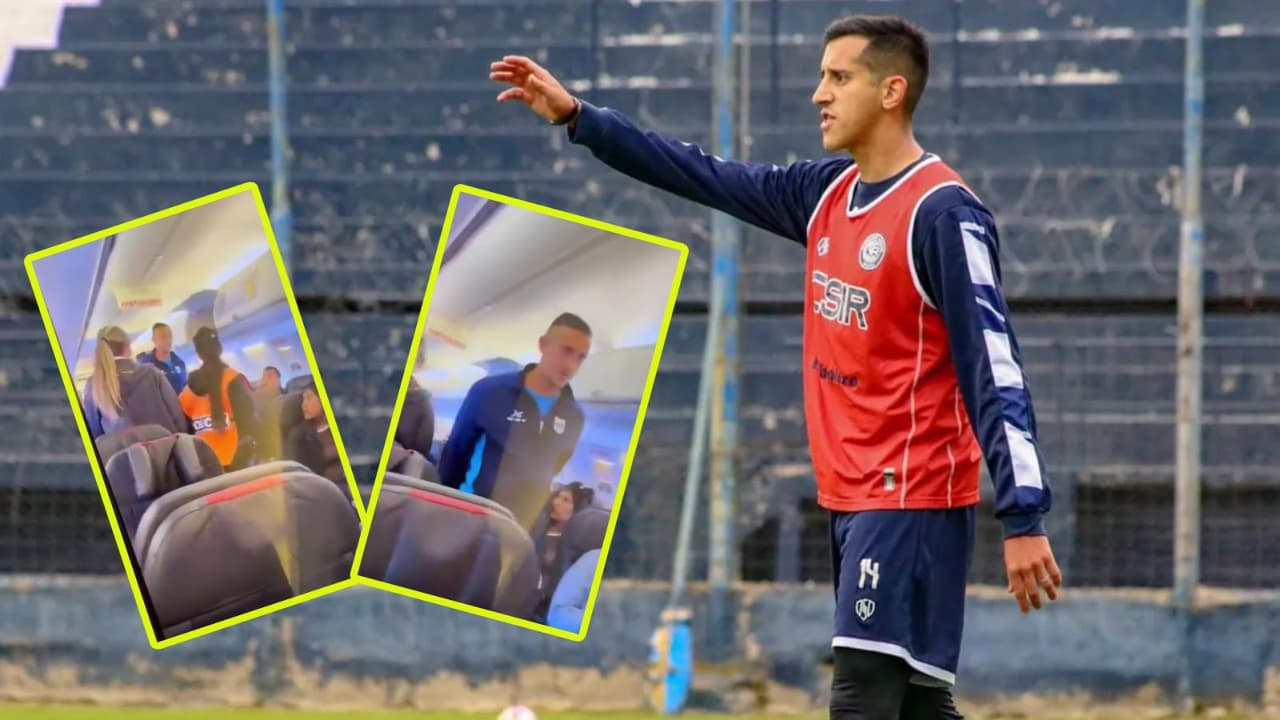 Emiliano Endrizzi bromea con llevar una bomba en un avión y es detenido