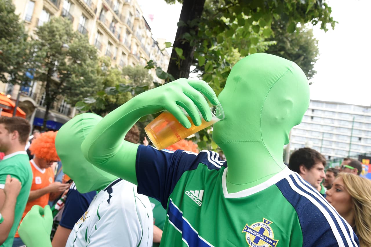 Una "cerveza colada".