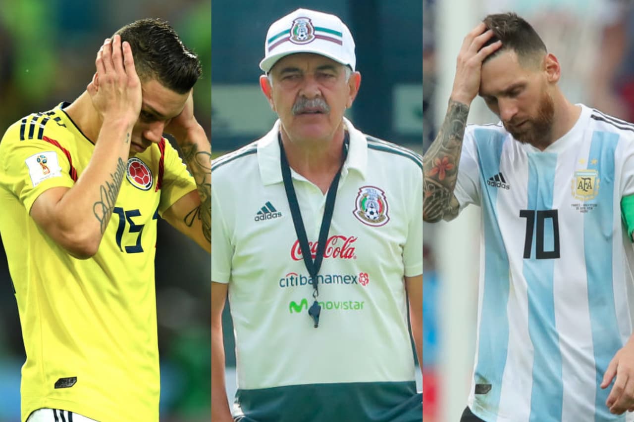 México, Colombia, Argentina y Uruguay llegan a esta jornada de amistosos FIFA sin un director técnico confirmado y si bien un interino se encargará de cada una llegan sin una cabeza clara.