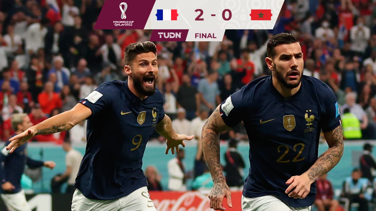Francia vs. Marruecos EN VIVO por el Mundial Qatar 2022: Francia derrota 2-0 a Marruecos y es Finalista