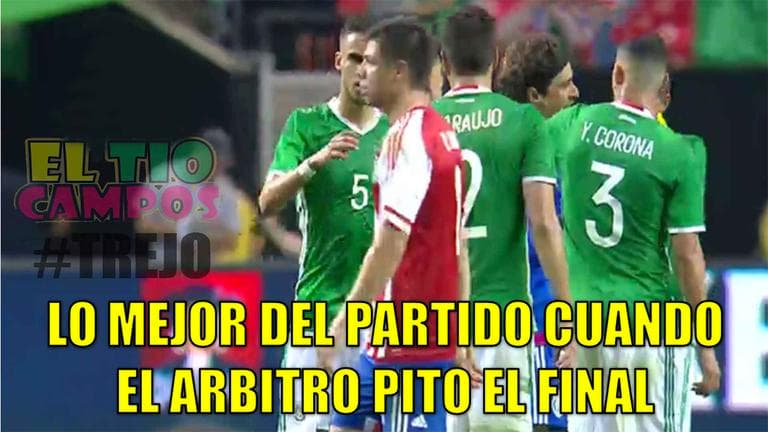 El México vs. Paraguay fue criticado en las redes sociales con memes por el poco espectáculo que se brindó en la cancha.