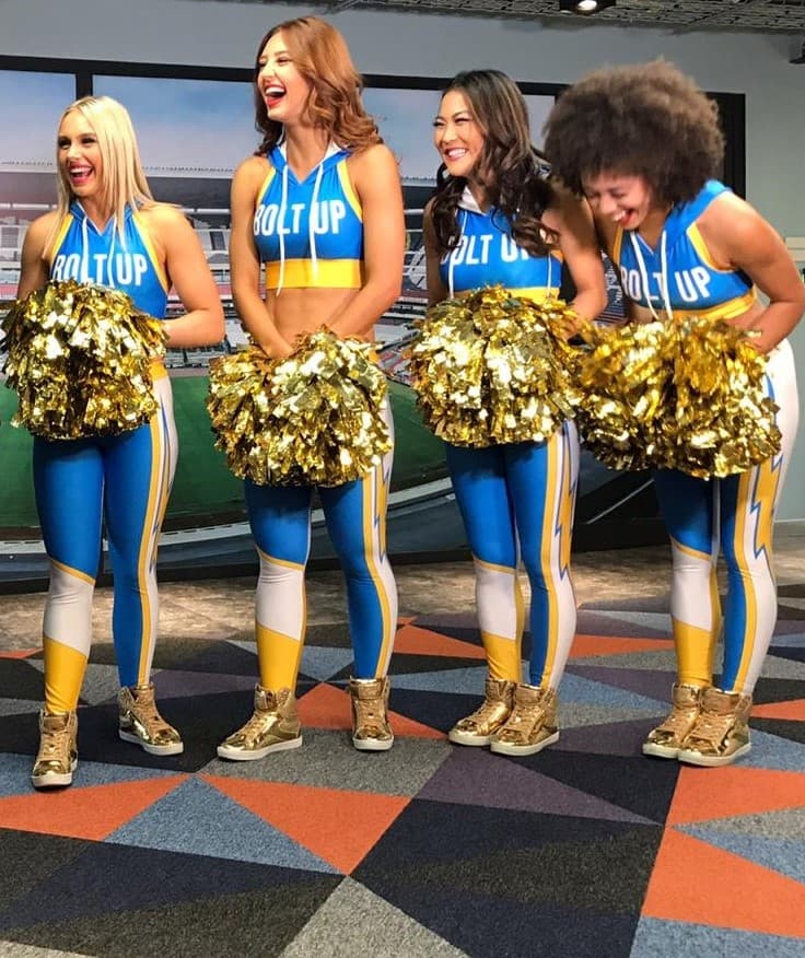 Esta mañana TUDN recibió una visita especial tras contar con la presencia de las Cheerleaders de Los Angeles Chargers.