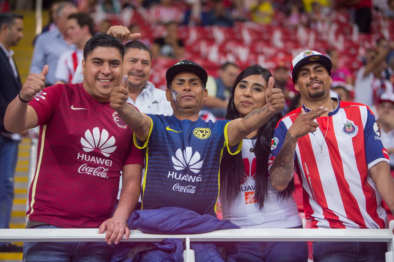 <b>Estadio Akron - Chivas 1-1 América: </b>42,179 espectadores.
