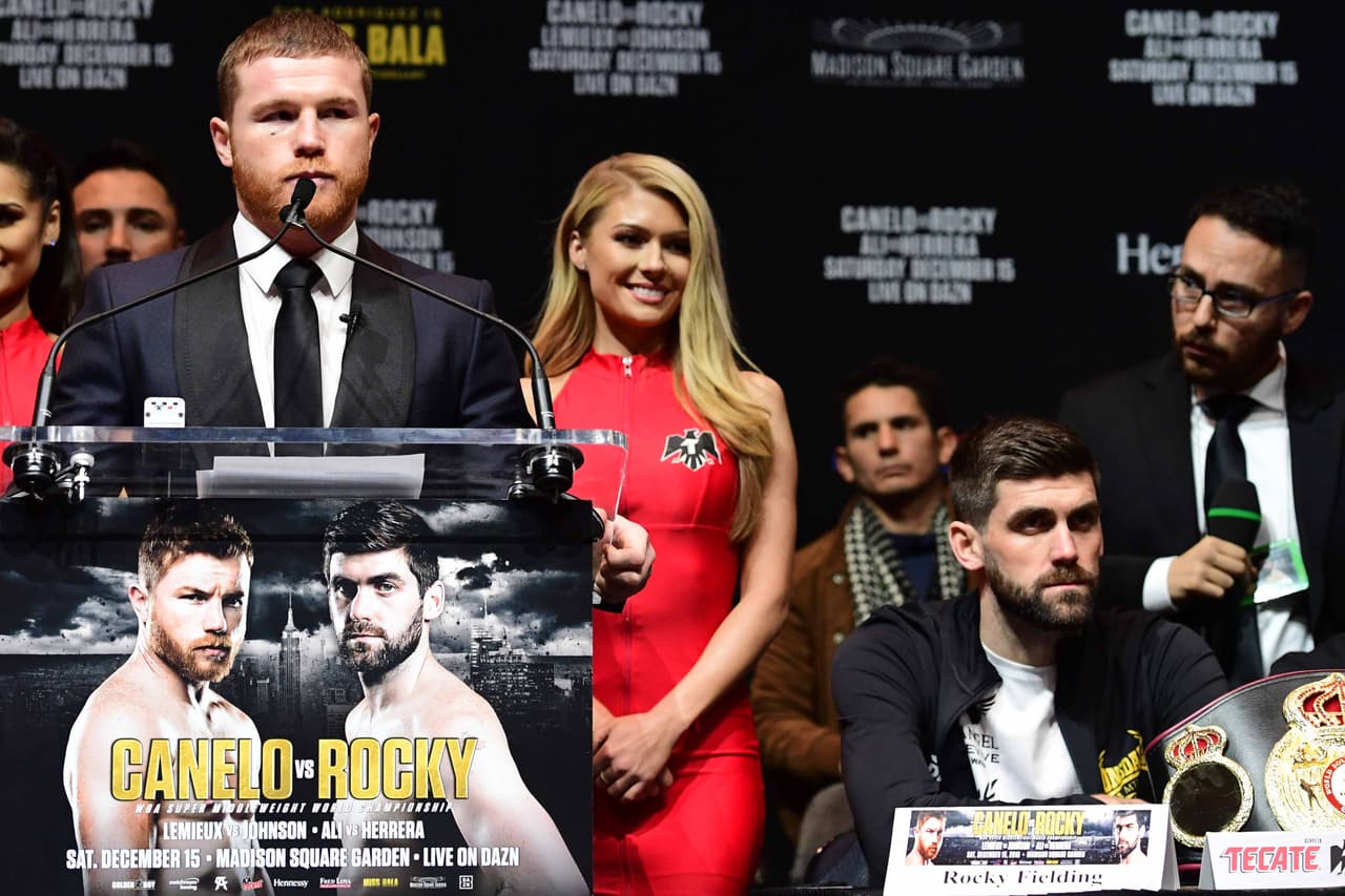 Rueda de prensa final: Canelo elogió a Fielding pero se ve ganando en el MSG