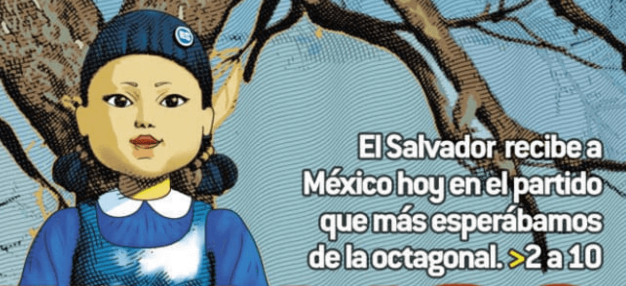 En El Salvador amenazan al Tri al estilo Juego del Calamar