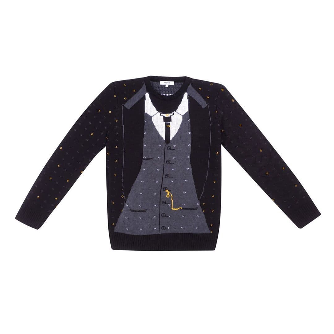 También los 'Peaky Blinders', serie popular inglesa, tienen su propia línea de suéters navideños.