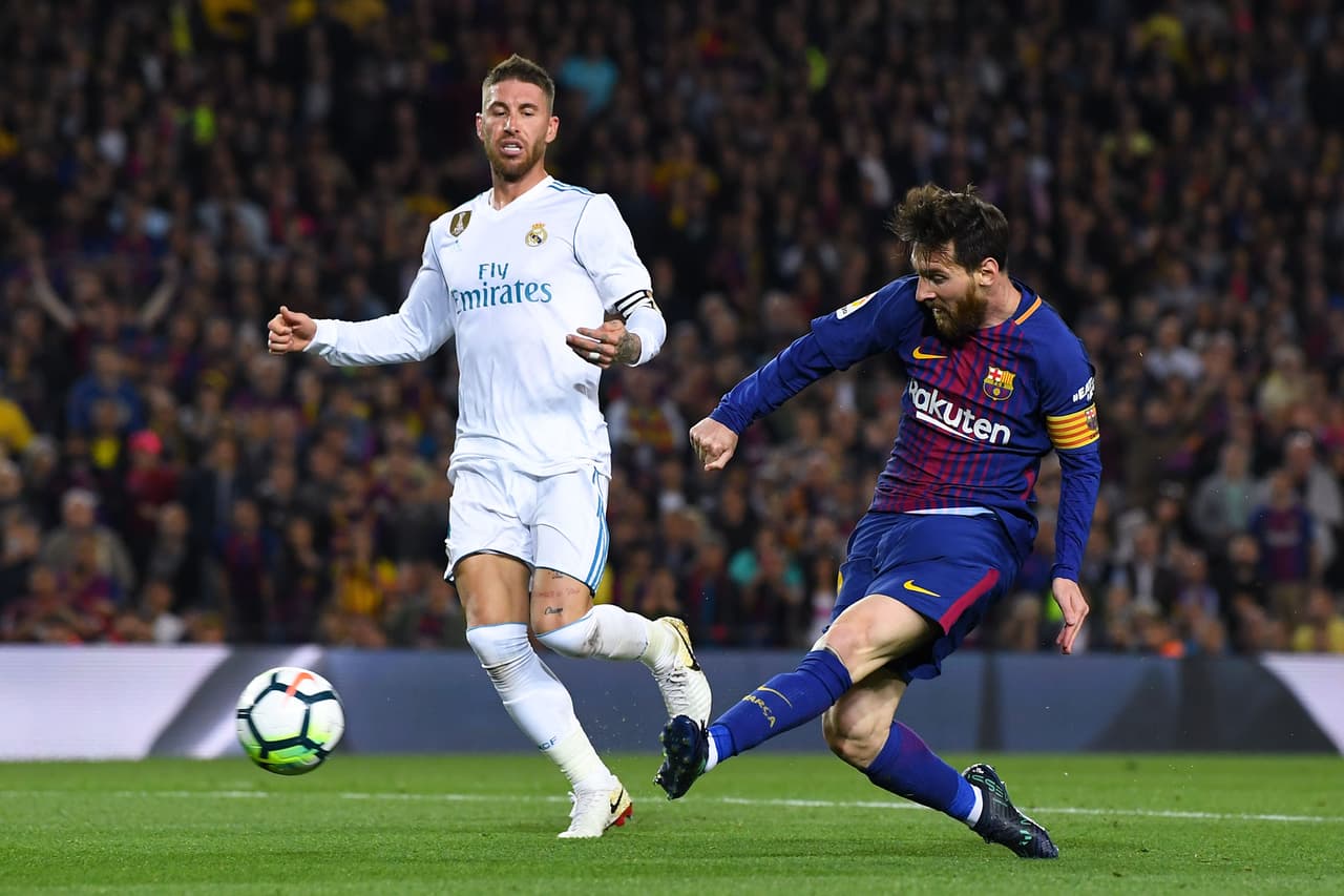 Sergio Ramos ha participado en 42 ediciones del clásico y Lionel Messi 41 ocasiones. Son los jugadores activos con más derbis disputados.