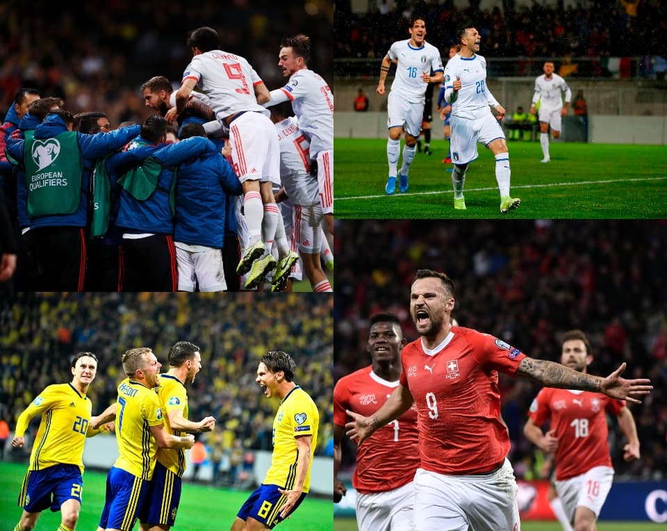 Resultados de la jornada 8 rumbo a la Eurocopa 2020.