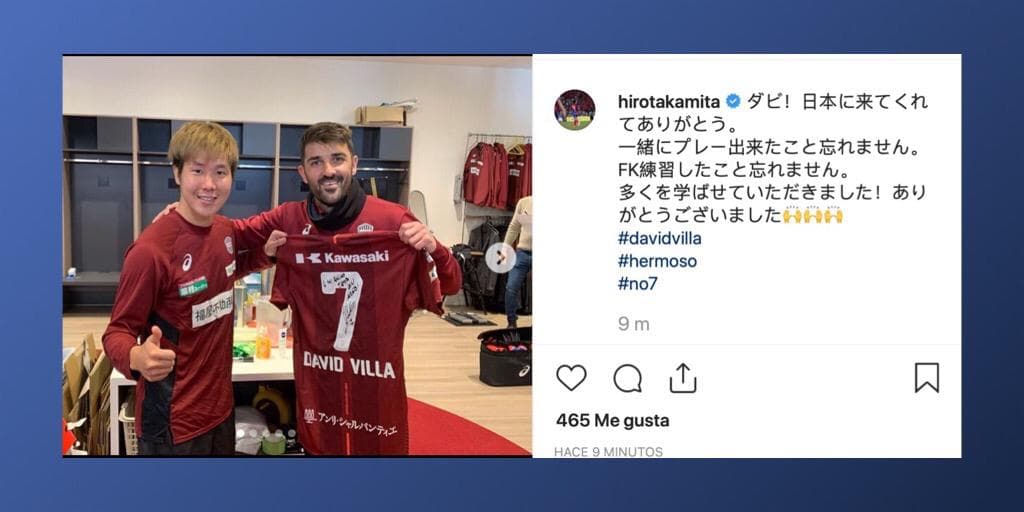 Estas son las reacciones en redes después del anuncio del retiro del futbol de David Villa.